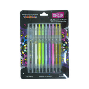 Bolígrafo Pascua Metalico Gel Blister C/10