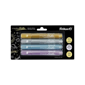 Marcador De Agua Pelikan Markatodo Metalico C/4 Edic Esp