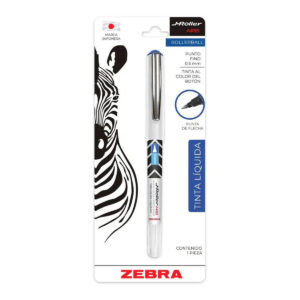 Bolígrafo Zebra J-Roller Arb Med Azul Bl. C/1