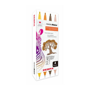 Marcador De Agua Zebra Mckiewoody C/4