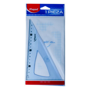 Escuadra Maped Plastico 60° Bl