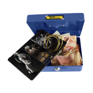 Caja Para Dinero Métalica Compacta 20X15.5X8 Cm Printaform Sr 8822