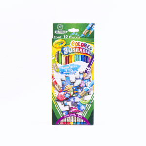 Lápices De Colores Crayola Borrables Con 12 Redondos (Modelo 68-4412)