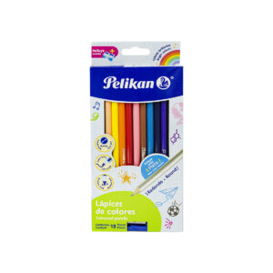 Lápices De Colores Pelikan Redondos Con 12