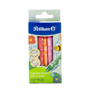 Crayones Pelikan 12 Delgado Triangular