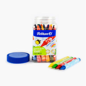 Crayones Pelikan Pelicrayones Con 28 Jumbo Redondos