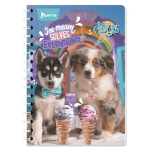 Libreta De Espiral Francés Norma Dogs 100 H C-7