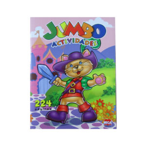 Libro De Iluminar Mega Jumbo Actividades 224 Pago.