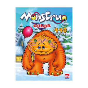Libro De Iluminar Mega Monstruo Color 448 Pag.