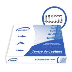 Espiral Perfex Metálico 5/16" Para 36-60 Hjs Caja Con 100