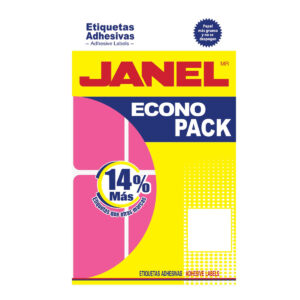 Etiqueta Janel Econopack Fluor 50 00 No. 25