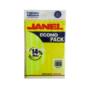 Etiqueta Janel Econopack Fluor File No. 20
