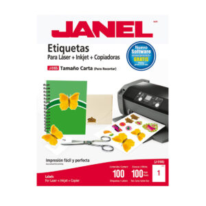 Etiqueta Janel Lasser Con 100 J-5165 Carta