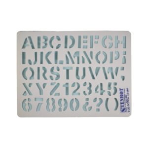 Gioser Stencil Símbolos Números Y Letras S-20 Gotica 15 Mm