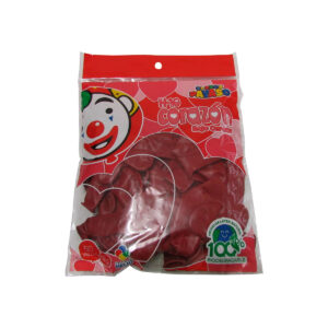 Globo Payaso Corazon C/50 H-10 Rj Cereza