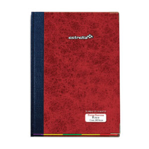 Libro Florete Estrella Forma Francesa 240 Hojas 5 Manos Rayado