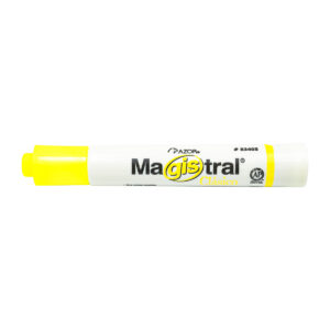 Marcador Para Pizarron Magistral 8340 Clasico Plastico Amarillo