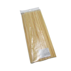 Palo Madera Brocheta De Pino 25 Cm Con 100