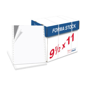 Papel P/Compu Forma Stock 9 1/2X11 2 Tantos