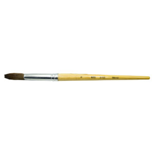 Pincel Rex 700 # 9 Redondo Pelo De Pony / Camello