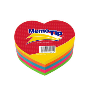 Notas Adhesivas Memotip Figura 250 Hojas Corazón