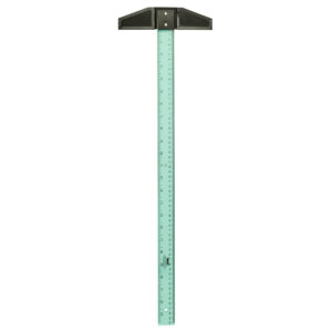 Regla T Plástico Baco Tf-60 Fija 60 Cm Con Graduación Sin Bisel