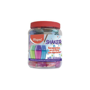 Sacapuntas Maped Elíptico/Shaker - Bote Con 25 Pzas
