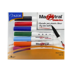 Marcador Para Pizarron Magistral 84078 C/8 P.F.
