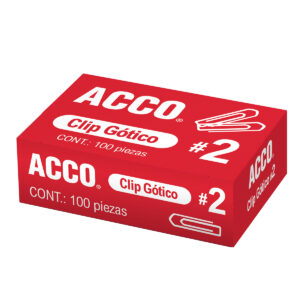 Clip Acco Gótico No. 2 Con 100