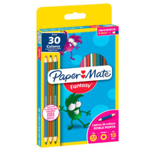Lápices De Colores Paper Mate Fantasy Doble Punta Redondo Con 15X30