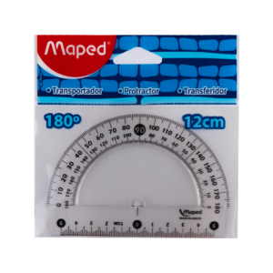 Transportador Escolar Maped Technic 180° 12 Cms Bolsa