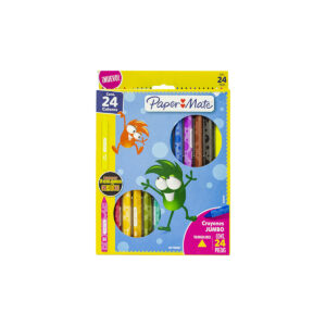 Crayones Paper Mate Jumbo Con 24 Triangular