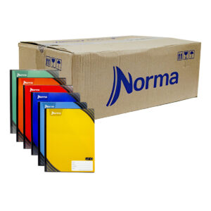 Cuaderno Profesional cosido Norma Uno 100 Hojas Cuadro Chico (5mm): Caja Con 30 Pzas