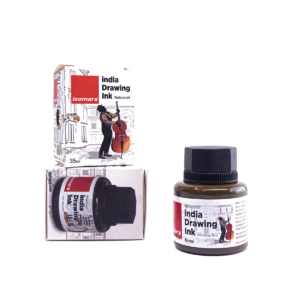 Tinta India Isomars Para Dibujo 35 Ml - Sepia