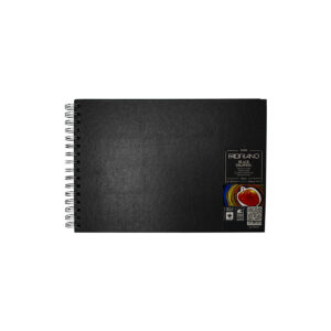 Block Dibujo Carta Fabriano Black Drawing Book A5 40 H Negras 14.8X21 G190