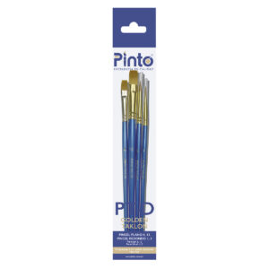 Pincel Pinto Taklon Ptd Golden Set Pl 6/12 / Red 1/3