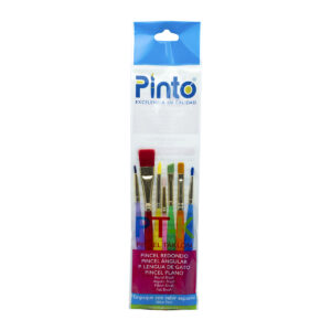 Pincel Pinto Taklon Ptk De Colores