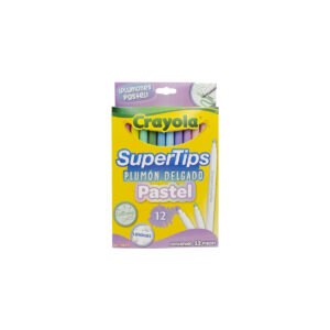 Plumones Crayola Super Tips Pastel Con 12