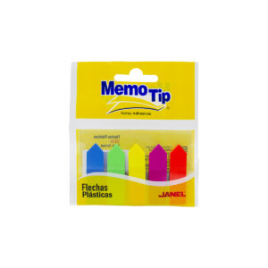 Notas Adhesivas - Señales Plasticas Flecha 1.27X4.3 Cm Memotip Con 125