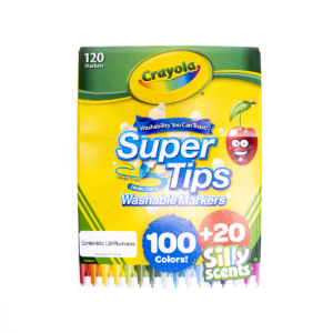 Plumones Crayola Super Tips C/100 + 20 Silly Scents