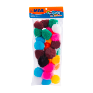 Pom Pom Mae Surtido 45 Mm Con 30