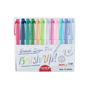 Plumones Pentel Arts Brush Sing Pen C/24