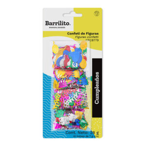 Confeti Barrilito De Figuras 28 Gr Cumpleanos