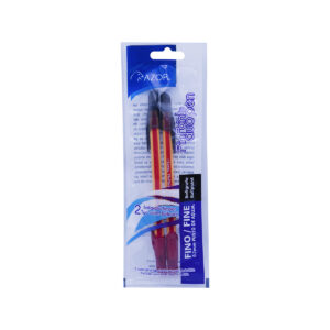 Bolígrafo Azor Pin Point Duo Pen C/2 P. Fino Ne/Ro