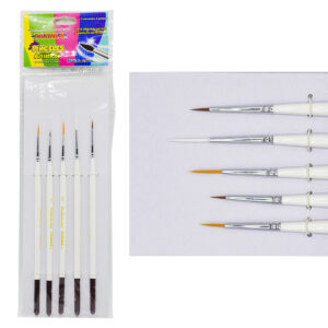 Pincel Pascua Delineador Khab12 - Set 5 Pinceles