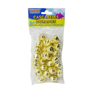 Cascabeles Dorados 18 Mm Pascua No. 6 C/25