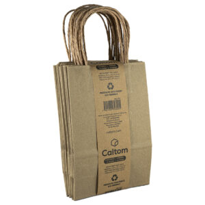 Bolsa Para Regalo Caltom Kraft Vertical Chica