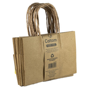 Bolsa Para Regalo Caltom Kraft Boutique Chica