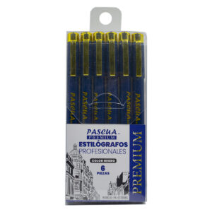 Estilógrafos Profesionales Premium Pascua - Set Con 6 Estilógrafos