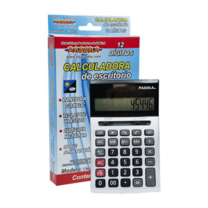 Calculadora Escritorio Pascua 12 Dig Mediana Plata